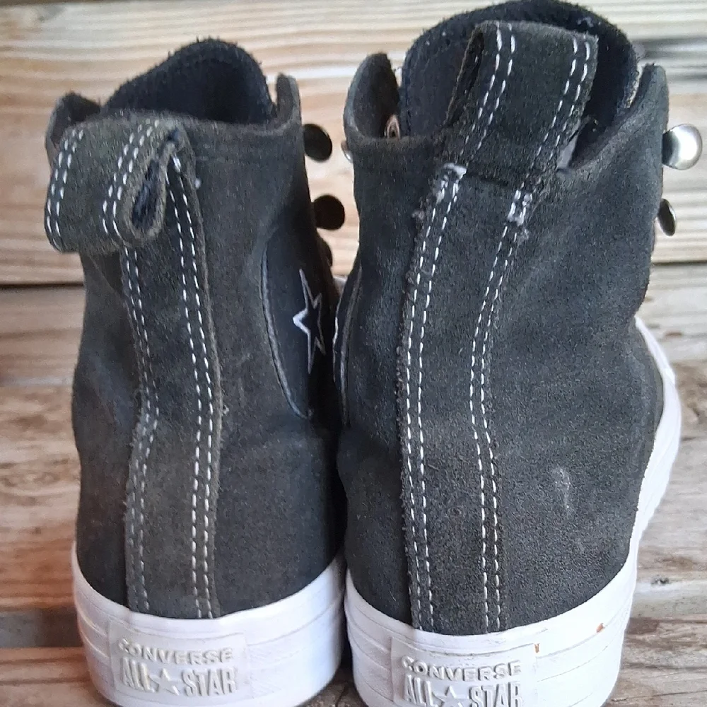 Converse Charcoal High-Top Sneakers - Picture 10 of 14